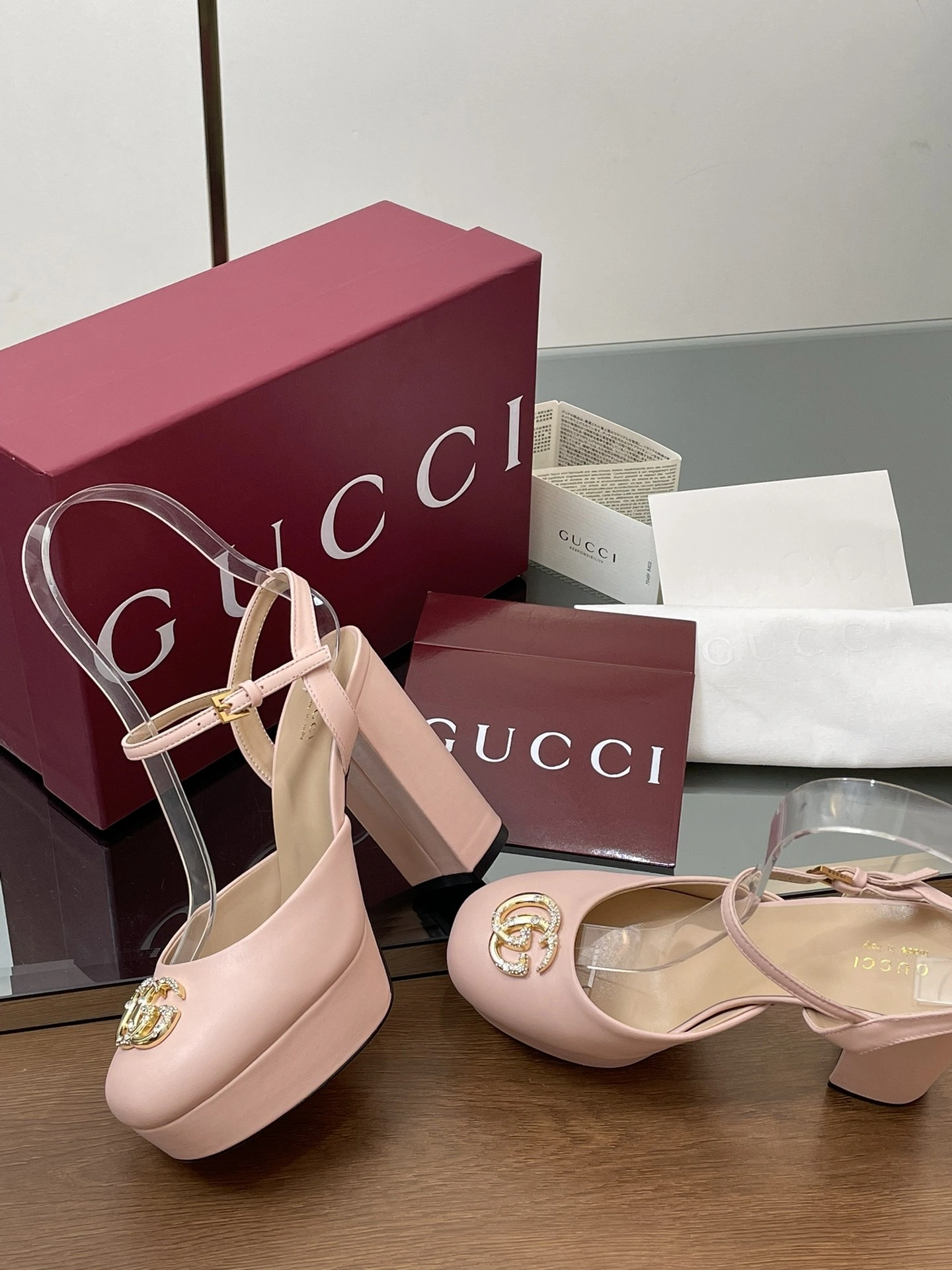 COCO-- 6u33i 813002 C9D00 6809 sheepskin Waterproof：3CM Heel height：11.5CM item:E-X187A0960